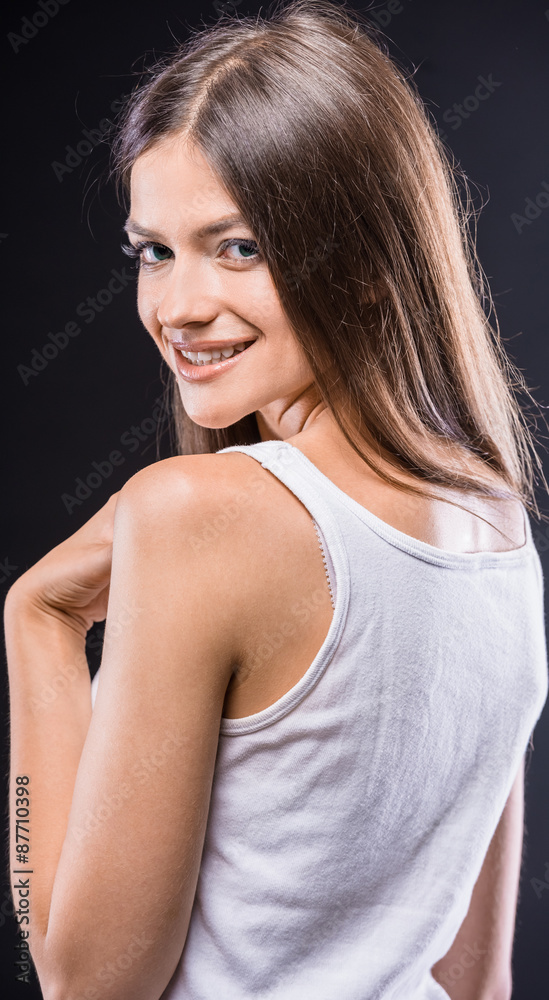 Fototapeta premium Beauty woman