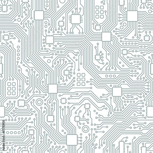 Technology abstract motherboard illustration background photo