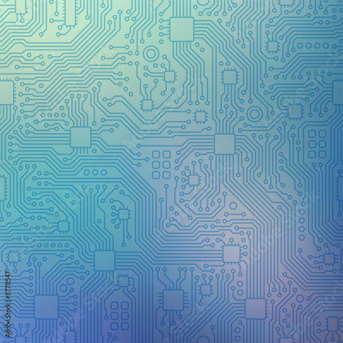 Technology abstract motherboard illustration background