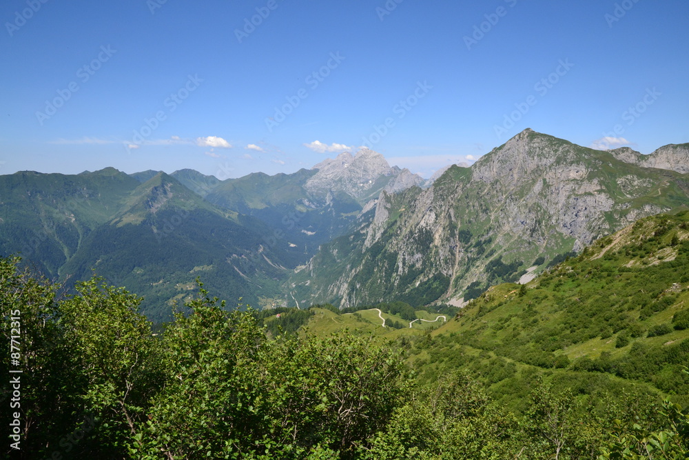 Carnia - Monti Coglians e Timau (Panorama da Monte Paularo)