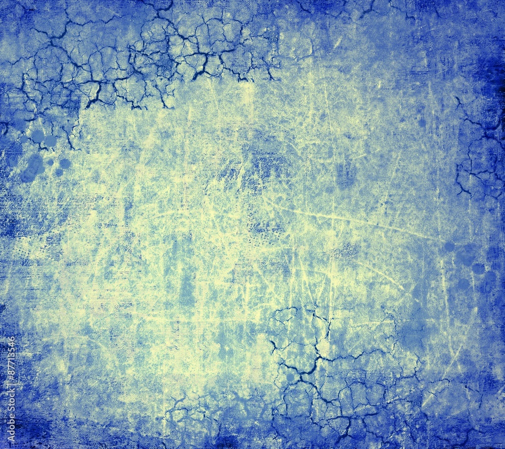 Fototapeta premium Grunge blue abstract texture background