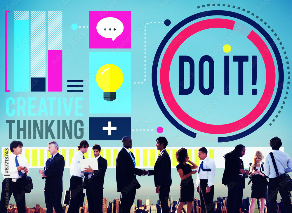 Do it Goal Business Improvement Challenge Concept Do it Goal Business Improvement Challenge Concept