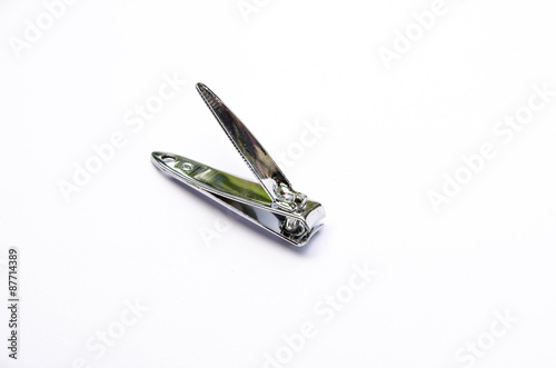 nail clipper isolated on white background