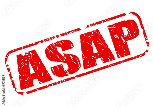 ASAP red stamp text