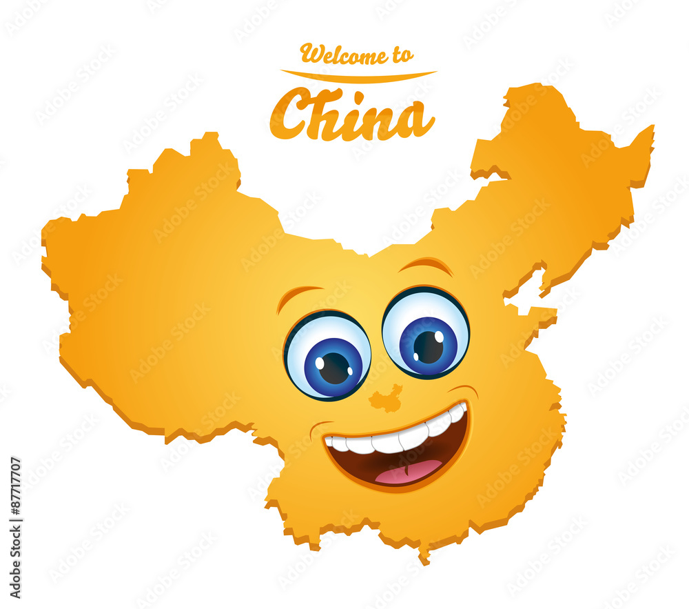 Smiley Map - China