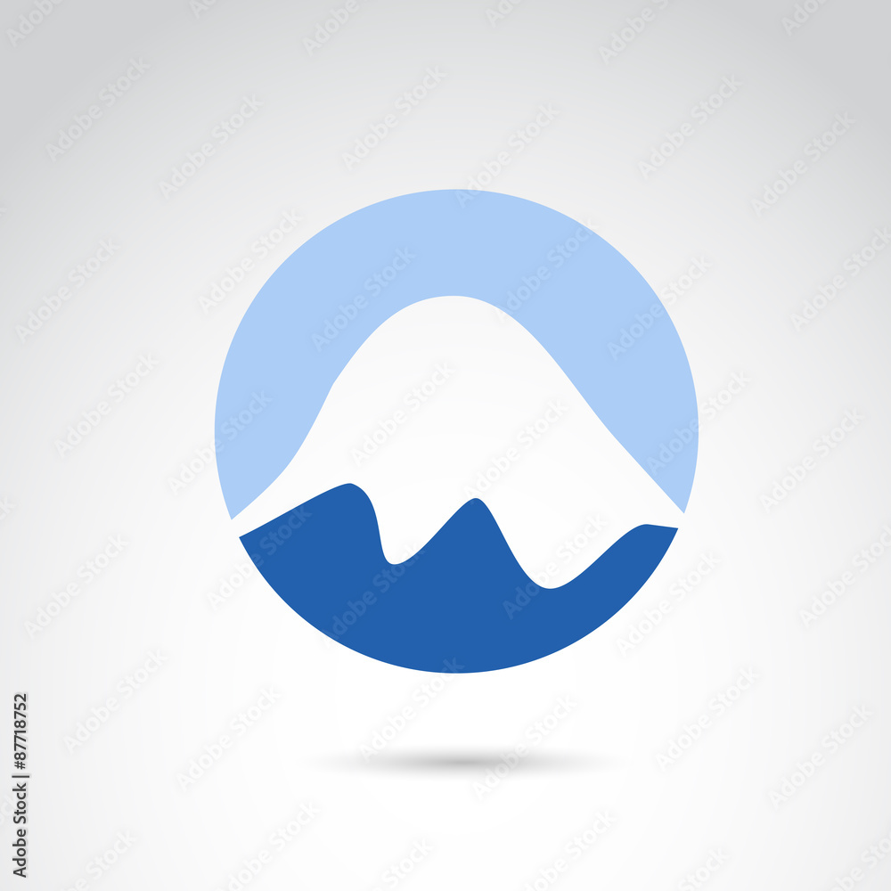 Mountain VECTOR icon. Mountain VECTOR icon.