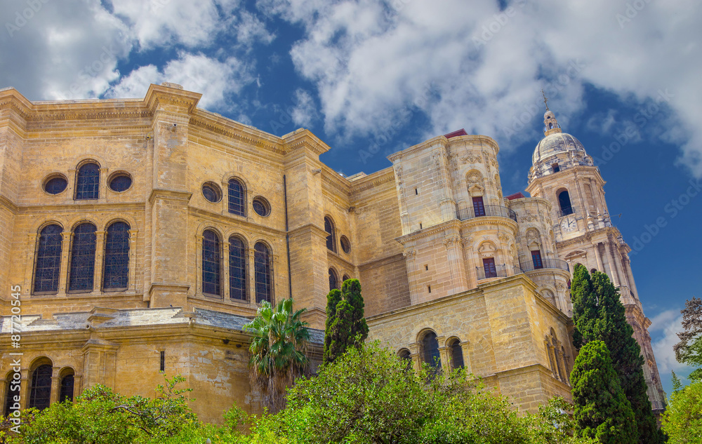 Cathedral of the Incarnation in Malaga, Spain