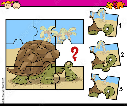 jigsaw puzzle cartoon game