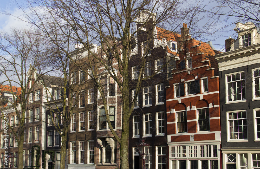 Fototapeta premium Amsterdam Mansions, Holland