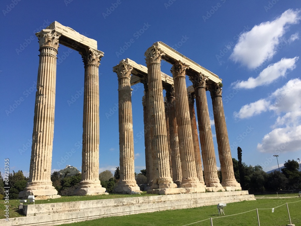 Tempio di Zeus, Atene, Grecia 
