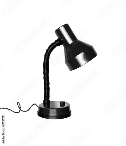 Schwarze Retro Schreibtischlampe