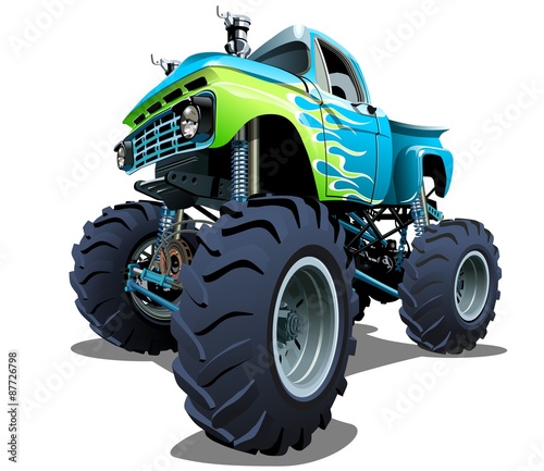 Cartoon Monster Truck