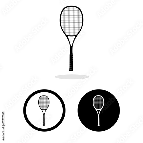 Batminton icons set great for any use. Vector EPS10.