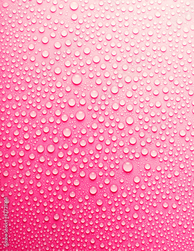 Drops of water.