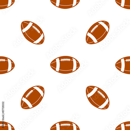 seamless pattern with football