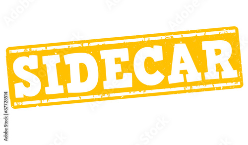 Sidecar cocktail stamp