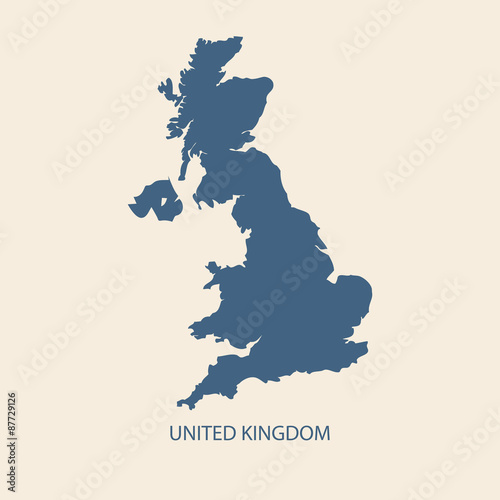 UK MAP VECTOR, UNITED KINGDOM MAP, BRITAIN MAP