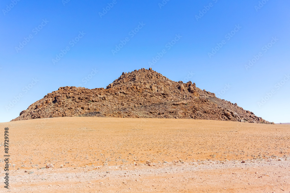 Desert landscape near Sesriem in Namibia.