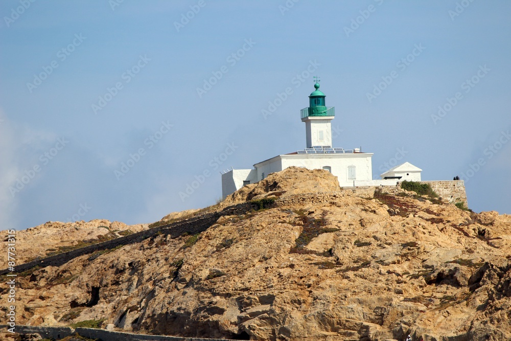 Phare de la Pietra à l'Ile Rousse ( Haute-Corse )