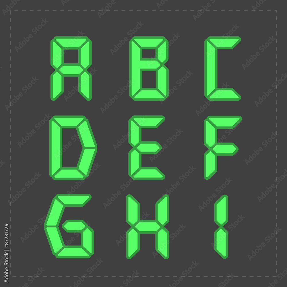 Calculator digital text. Calculator digital text.