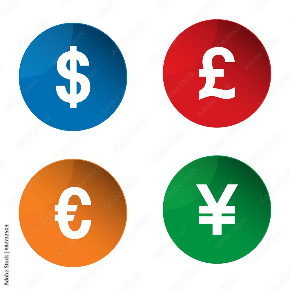 Currency icon. Currency exchange symbol. Dollar sign. Pound sign Currency icon. Currency exchange symbol. Dollar sign. Pound sign