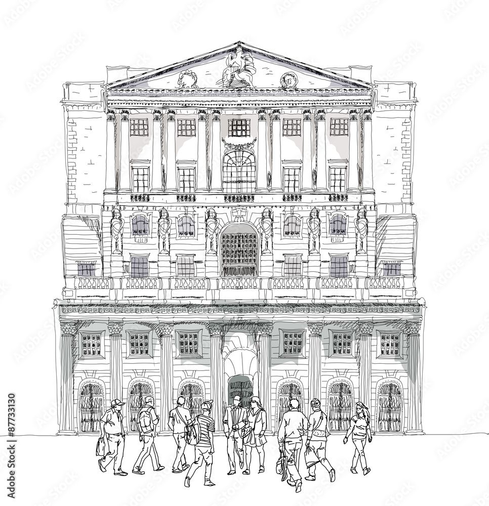 Bank of England, London. Sketch collection