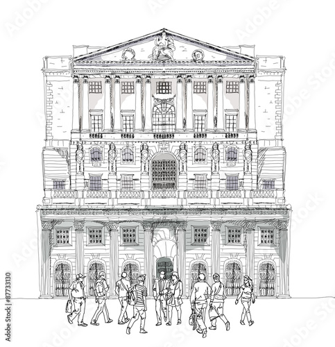 Bank of England  London. Sketch collection