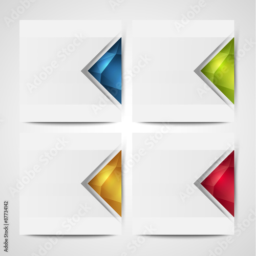 abstract banners