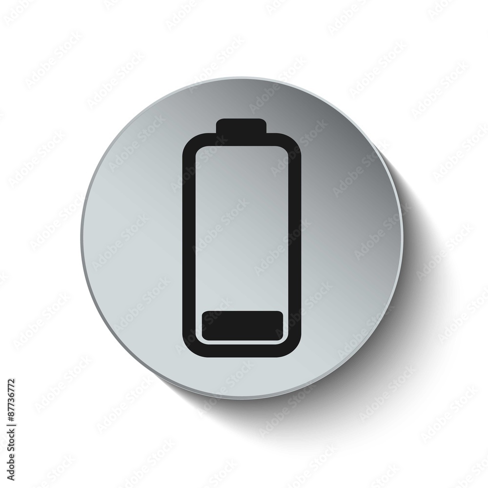 Battery charge level icon. Battery indicator icon. Battery charg Battery charge level icon. Battery indicator icon. Battery charg