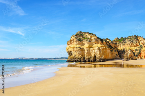 Praia da Rocha in Portimao, Algarve region, Portugal