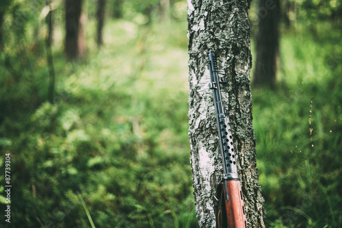 Soviet rifle of World War II - SVT 40 - Samozaryadnaya Vintovka  photo