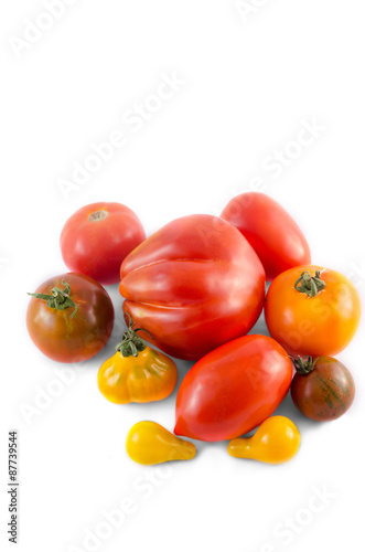 Different color tomatoes