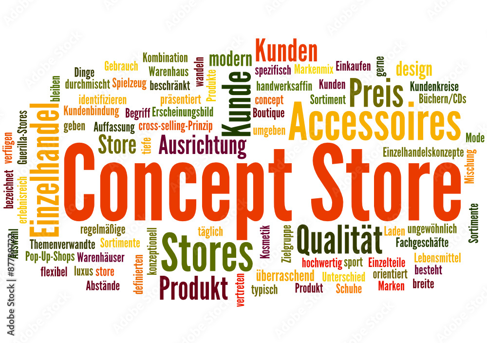 Fototapeta premium Concept Store (Einzelhandel, Shopping)