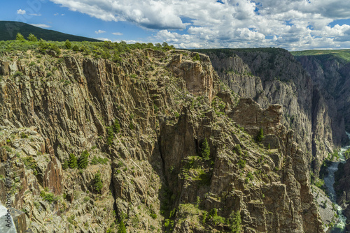 Black Canyon of the Gunnison National Park North Rim Kneeling Camel View