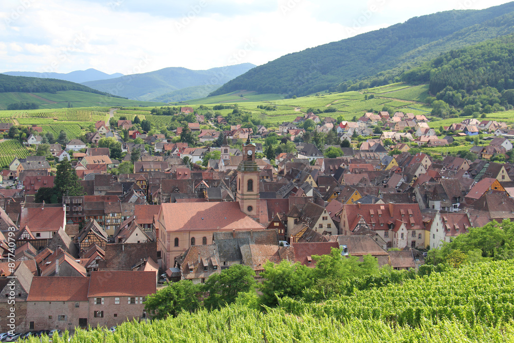 Fototapeta premium Alsace village de Riquewihr 