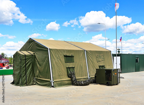 Obraz na płótnie Medical tent w salonie