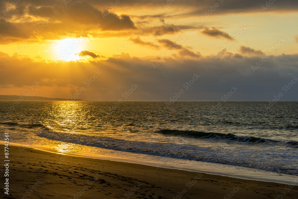 Ecuador Beach Sunset