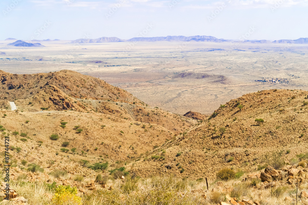 Spreetshoogte Pass landscape in Namibia
