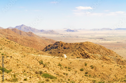 Spreetshoogte Pass landscape in Namibia