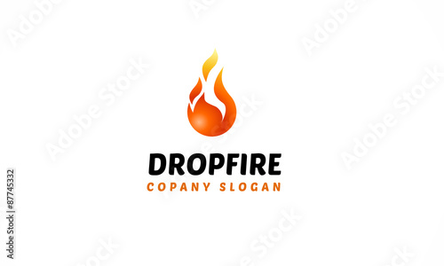 logo drope fire