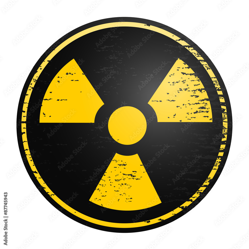 Fototapeta premium nuclear symbol