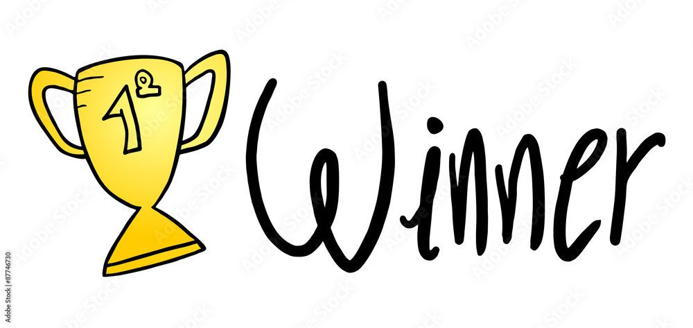 Obraz premium winner sign