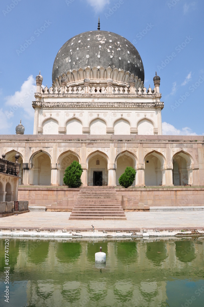 Qutub Shahi Tombs in Hyderabad, India. 
