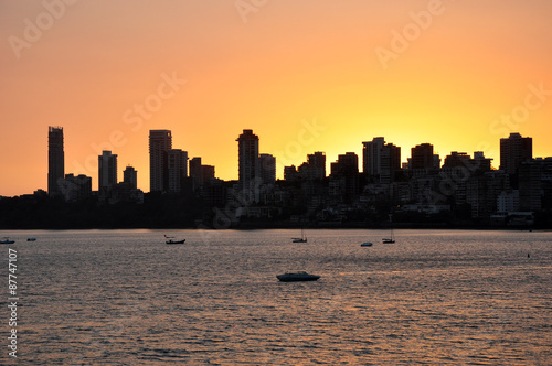 Sunset in Mumbai, India © Joe Ravi