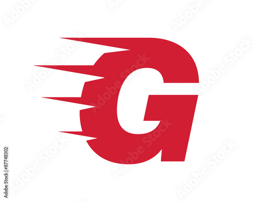 moving logo letter g