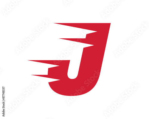 moving logo letter j photo