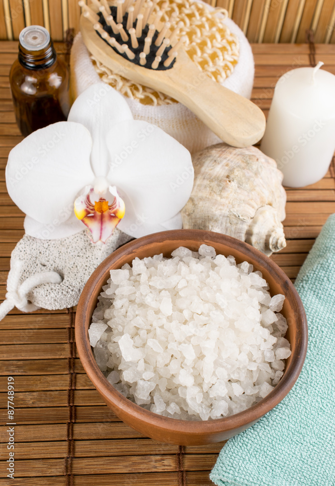 Spa salon with sea salt Spa salon with sea salt