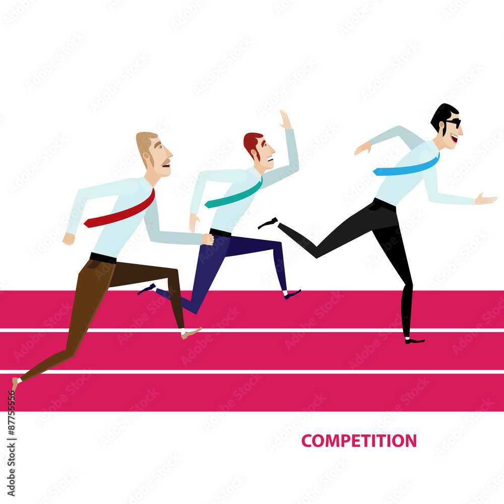 Fototapeta premium Business competition