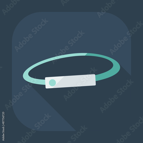Flat modern design with shadow icon hoop
