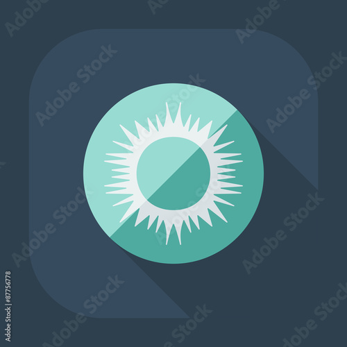 Flat modern design with shadow icon optics